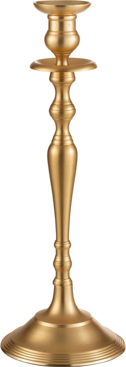 J-Line kandelaar Klassiek Design - aluminium - goud - medium