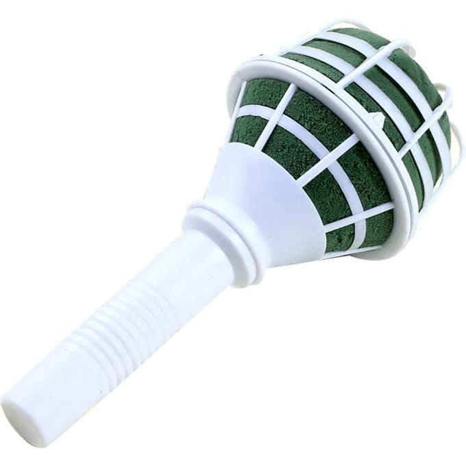 Porte-bouquet de la mariée Porte-bouquet de la mariée Mousse Poignée de fleur Porte-bouquet Grande taille Convient pour les fleurs artificielles de la mariée vert