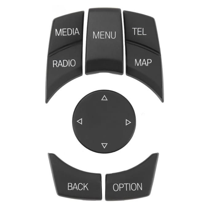Middenconsole Multimedia Knop Kit Multi Media Bedieningsknop Afdekking voor E84 E70 E71 E72 E81 E82 E Chassis Matte Black