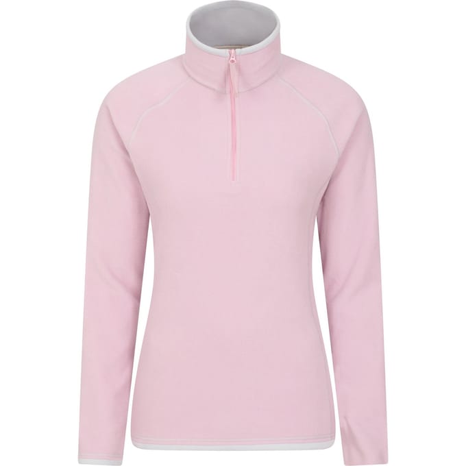 Mountain Warehouse Dames/Dames Montana Half Zip Fleece Top (Roze)