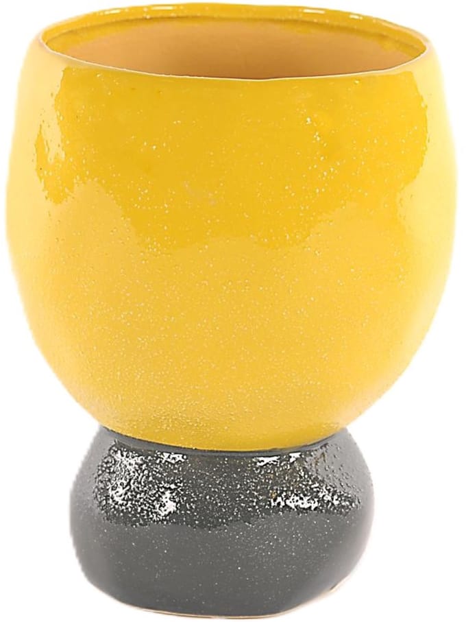 Rasteli - Bloempot - oranje - D15,5 x H35,5 cm - Opening 16 cm
