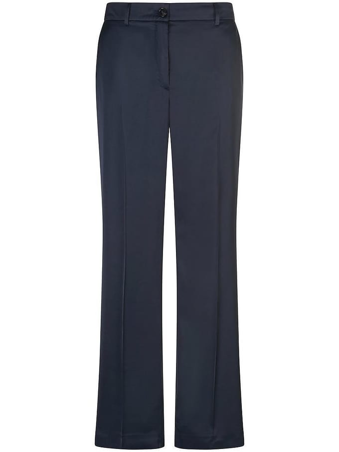Wijde broek Van Anna Aura blauw