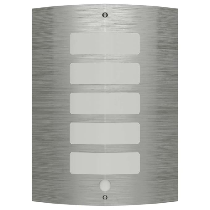 vidaXL Sierlijke RVS wandlamp met bewegingssensor