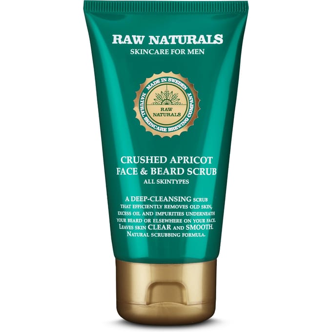 Raw Naturals Apricot Face &amp; Beard Scrub 75 ml