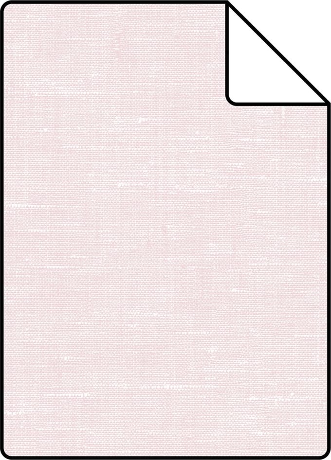 Proefstaal ESTAhome behang effen linnenstructuur licht roze - 26.5 x 21 cm - 148692-S