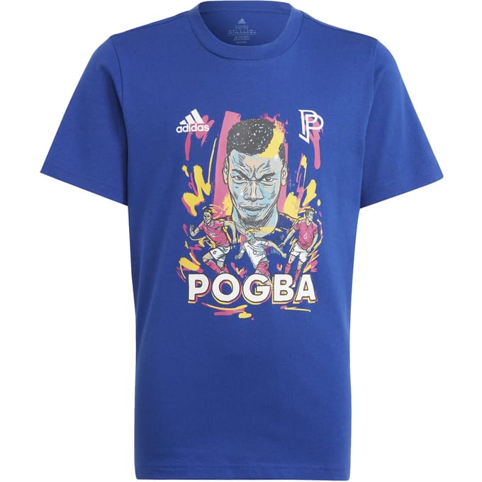 adidas Performance Pogba Graphic T-shirt - Kinderen - Blauw - 152