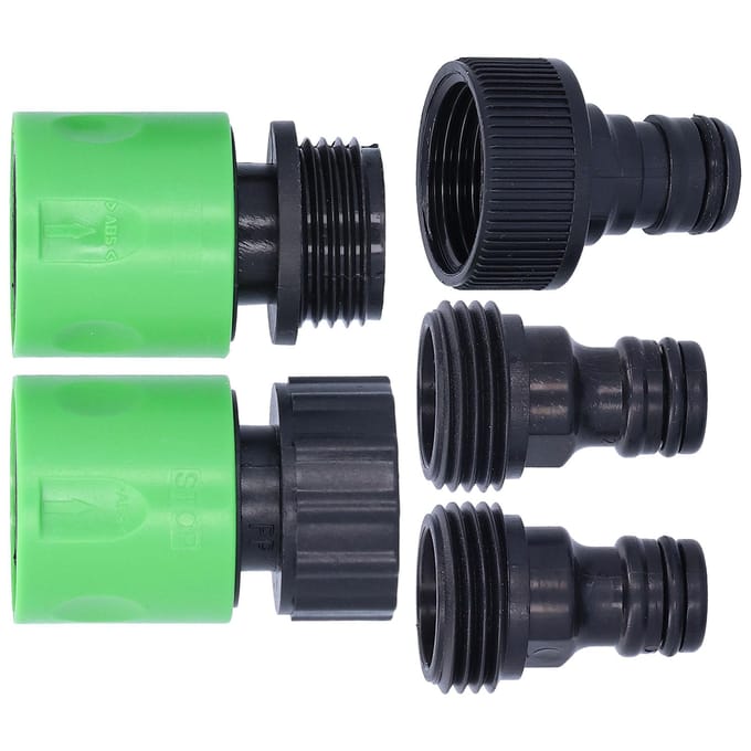 Slangsnelkoppeling NPT 3/4 binnendraad koppelnippel voor tuin-gazonirrigatie black