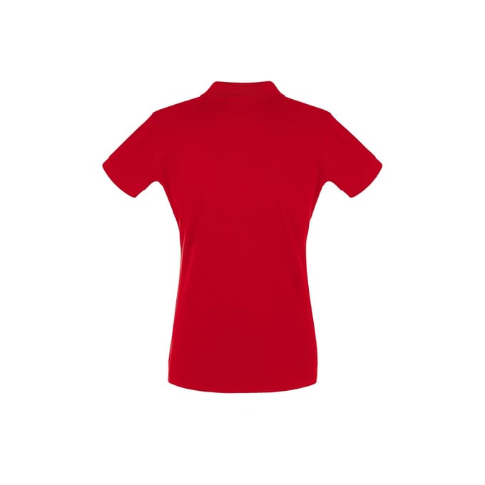 SOLS Dames/dames Perfect Pique Poloshirt met korte mouwen (Rood)