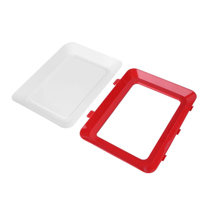 Herbruikbare Voedselbewaarbak Vacuüm Seal Stapelbare Voedselopbergcontainer Keukengereedschap white
