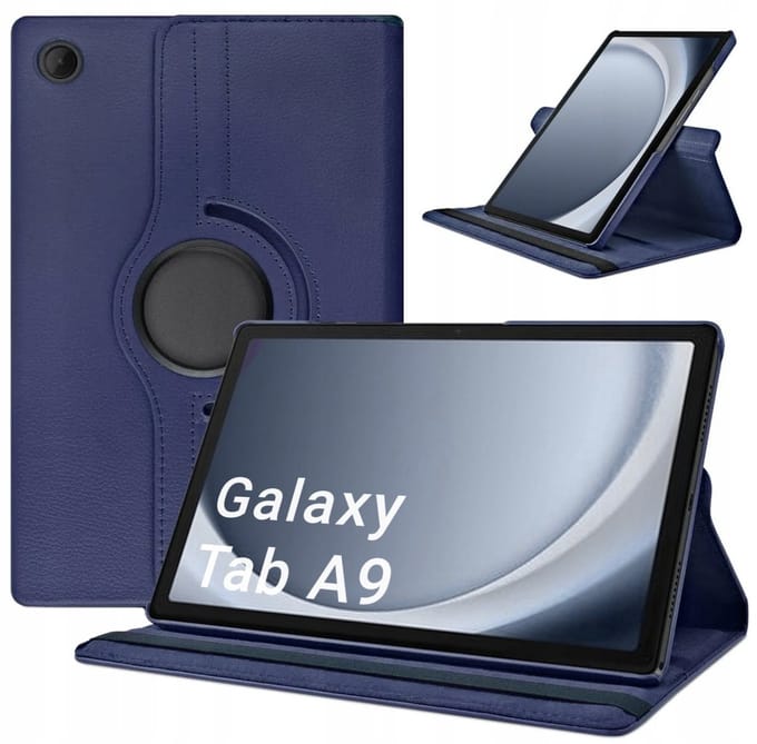 EtuiTab - 360 Obrotbare Hoes - Samsung Galaxy Tab A9 - Blauw - 2023