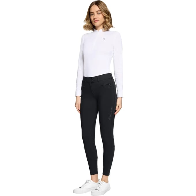 Dames wedstrijdbroek met volledige grip Samshield Chloe Metal Dots