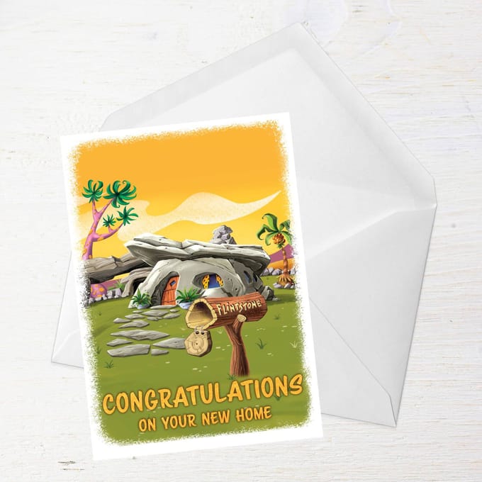 Flintstones New Home Greetings Card - Standard Card