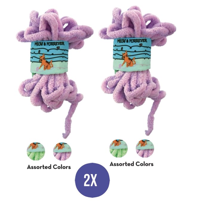 Combideal: Kong Pull-A-Partz Yarnz Kattenspeelgoed 2 st (Assorti)