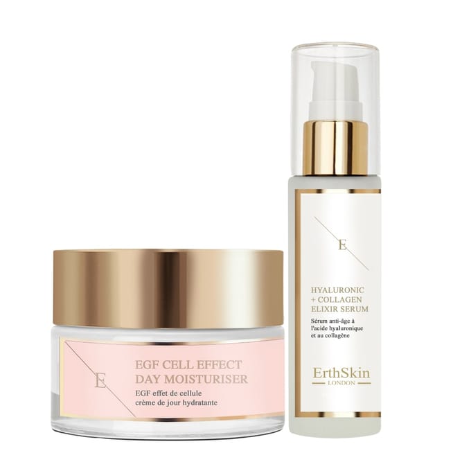 EGF Cel Effect Dag Moisturiser 50ml + Hyaluronzuur & Collageen Serum - 60ml