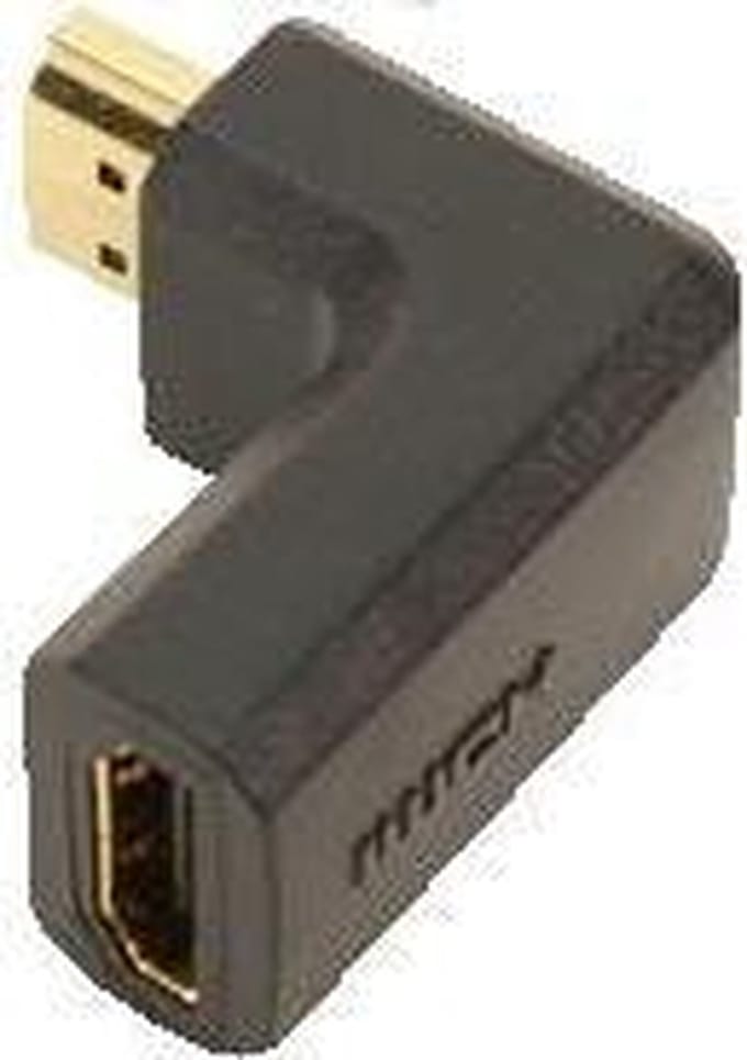 LOGILINK - Adapter - AH0005 - HDMI (F) > HDMI (M) - 90 graden