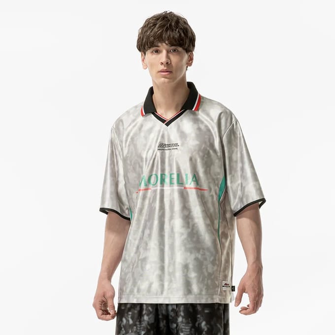 Mizuno Mod Off Retro T-shirt Met Korte Mouwen Grijs M Man
