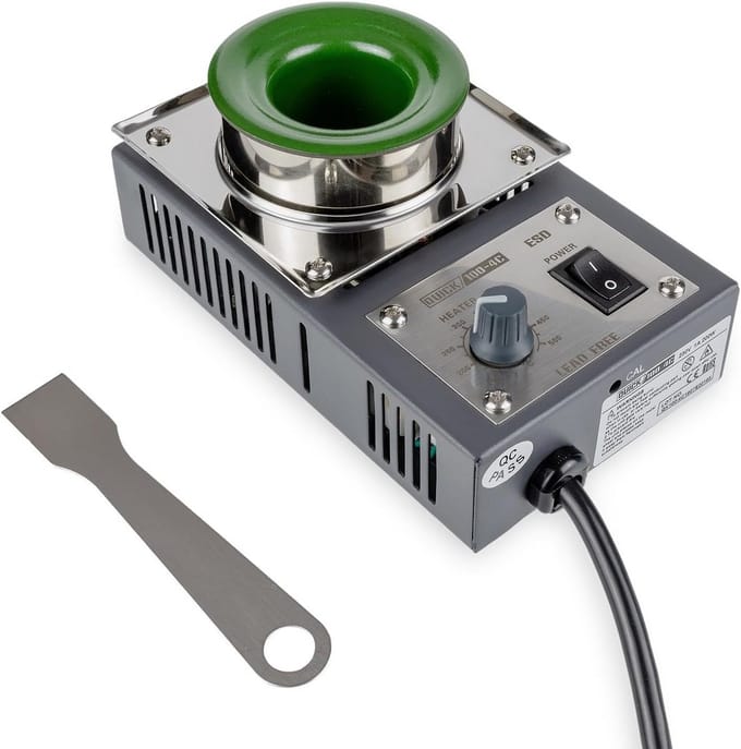 Professionele Temperatuurgestuurde Dompelvertinpan voor Elektronica en Bedrading