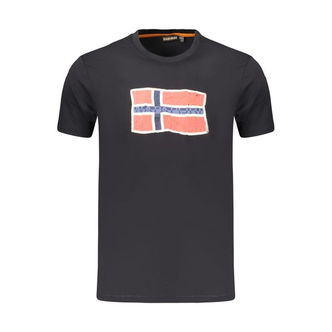 Napapijri Mahsa Graphic T-Shirt, Zwart