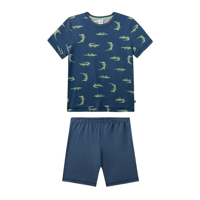 Sanetta Pyjama Pyjama kurz Krokodil