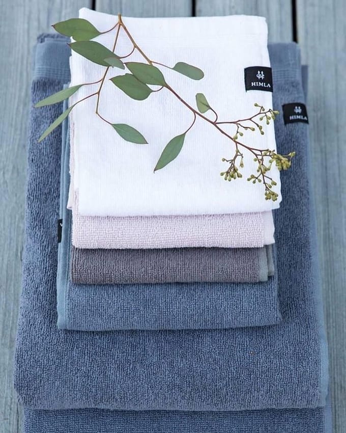 Lina handdoek thunder 50 x 70 cm - set van 2