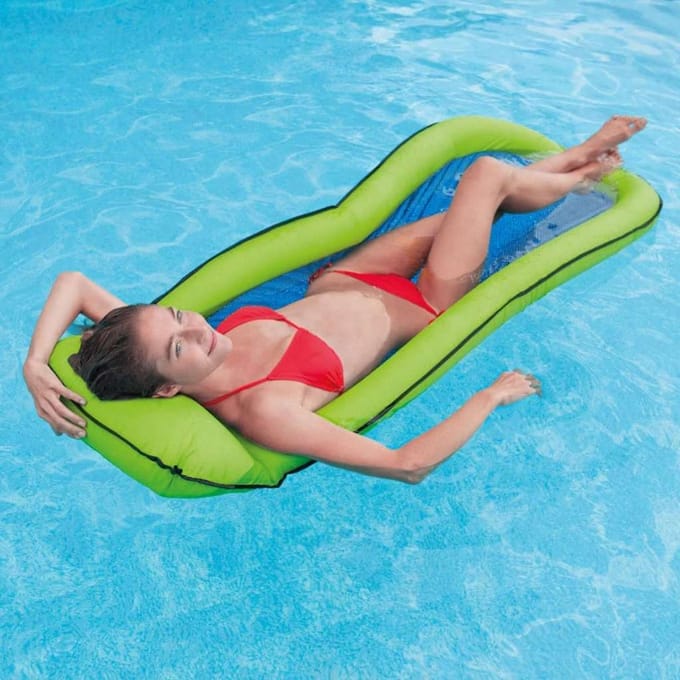 Half opblaasbare matras van gaas Intex