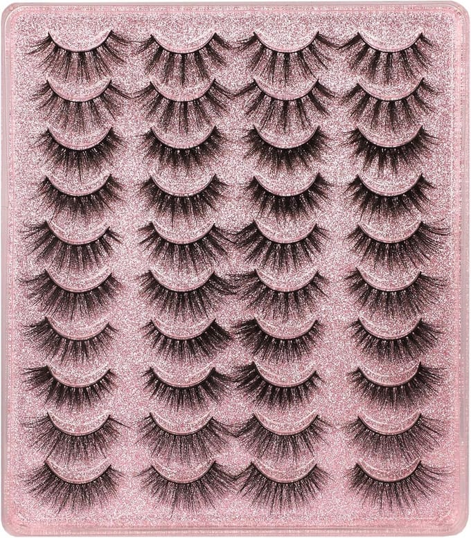 3D Nep Wimper Extensies Set Natuurlijke Look - 20 Paar in 5 Gemengde Stijlen