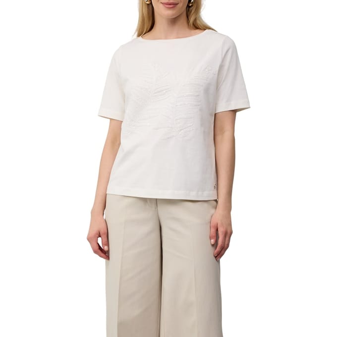 s.Oliver T-shirts Offwhite Taglia: 38 | Maglie Sportivi Outlet | Donna | Bianco