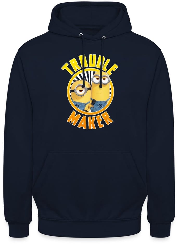Minions Twee Minions Trouble Maker Hoodie Unisex