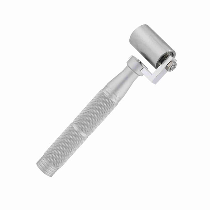 40mm RVS Platte Drukrol Behang Aanbrengen DIY Handroller Plaatgereedschap white