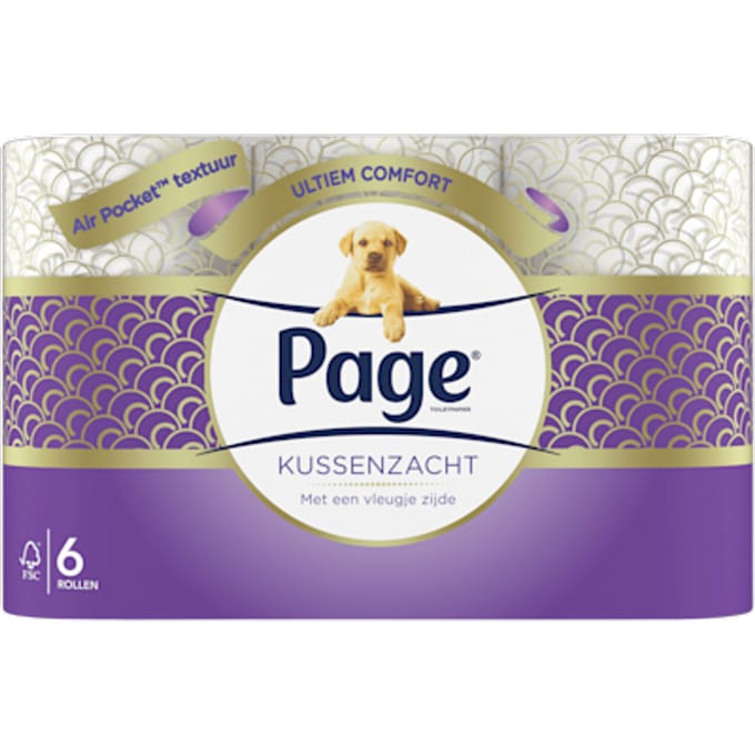 Page Toiletpapier Kussenzacht 3-laags 6 stuks