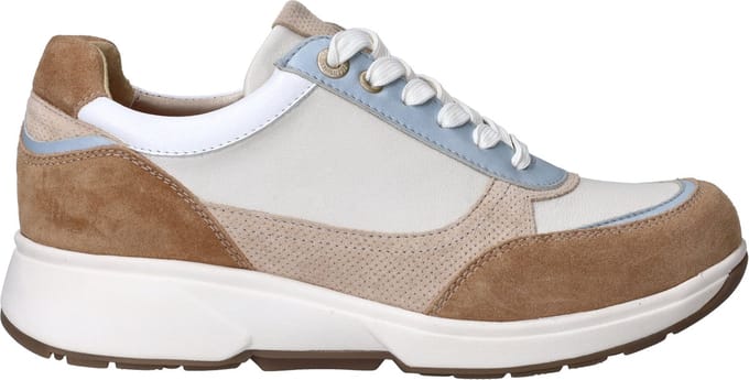 Xsensible Pristina Sneakers - Leer - Dames - Beige - Maat 42