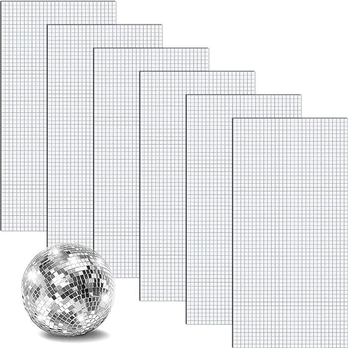 Zelfklevende mozaïektegels, 10800 stuks, 5x5 mm, zilver