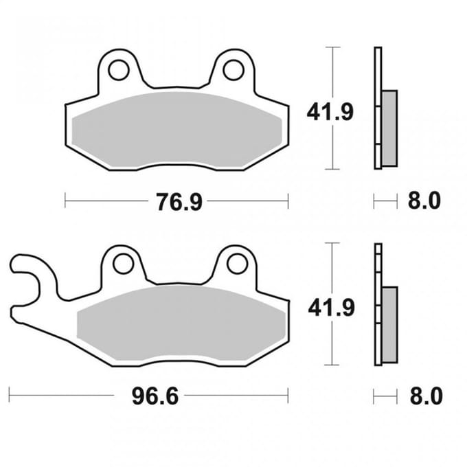 Plaquette de frein Brembo pour Quad Chinois 250 ATV Neuf