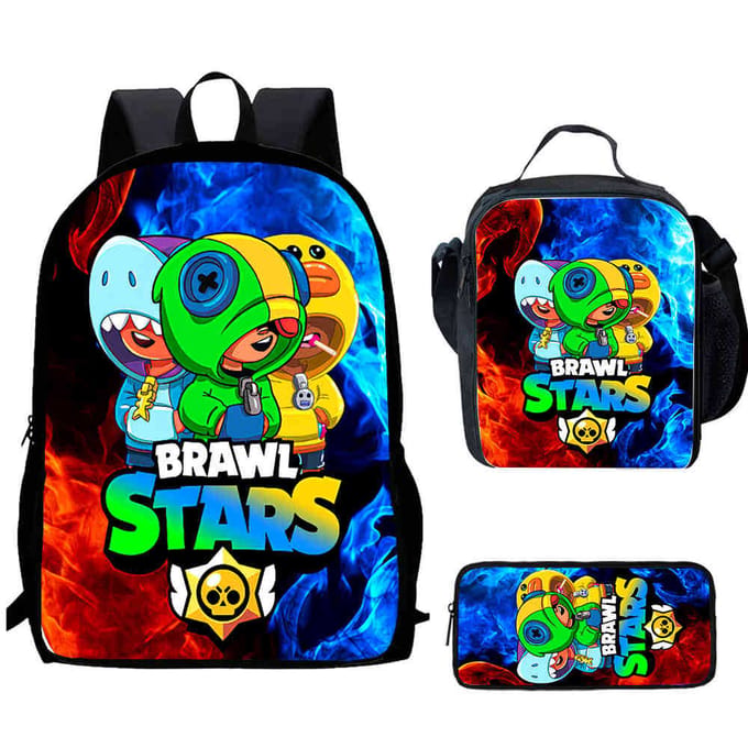 Sac à dos Brawl Stars Impression Haute Définition Multifonctionnel Léger