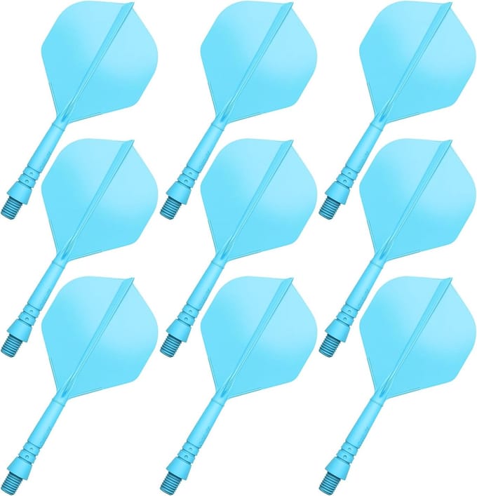 9-delige Set Dartschachten en Dartflights - Universele Accessoires voor Darts