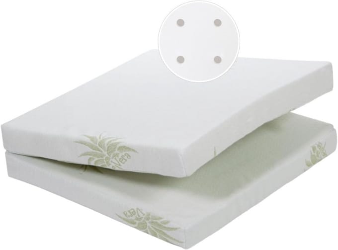 Opvouwbare Campingmatras Hoogte 7 cm Oeko-Tex Gecertificeerd