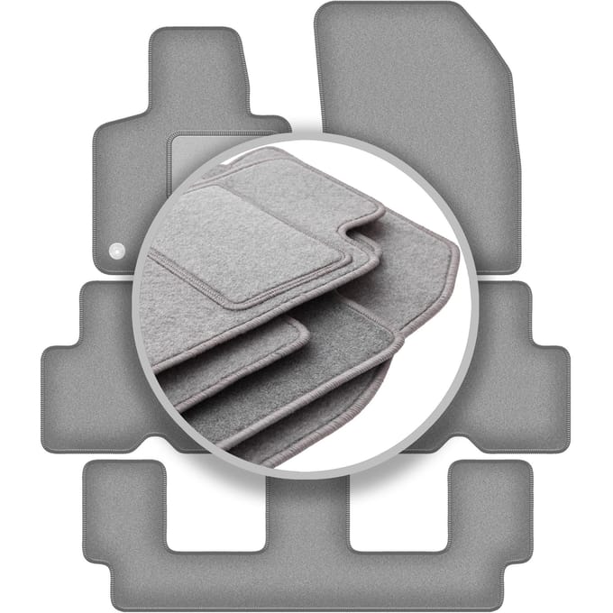 Automatten asgrijs voor: Citroen C4 Grand Spacetourer 7-zits (2013-2021)