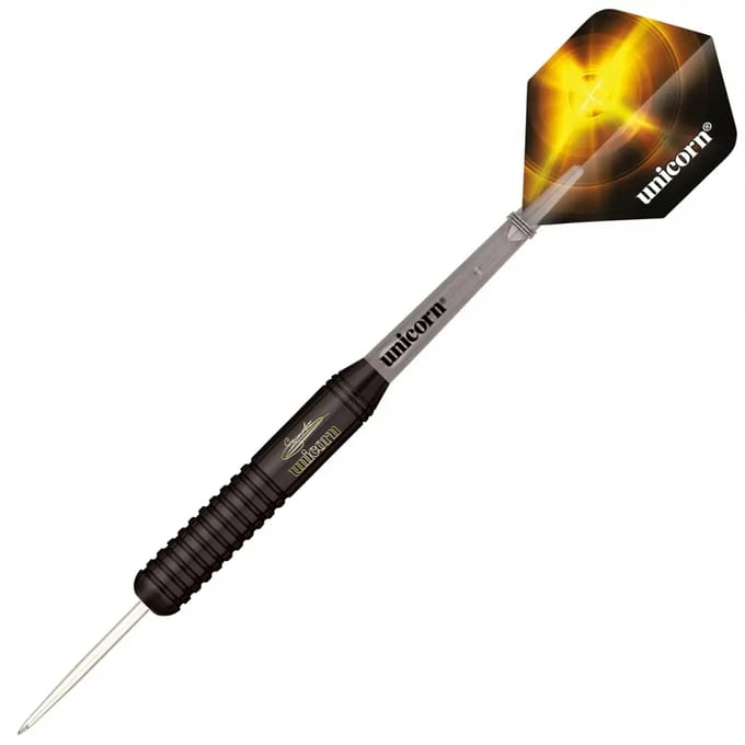 Een eenhoorn dart van messing Unicorn Gary Anderson