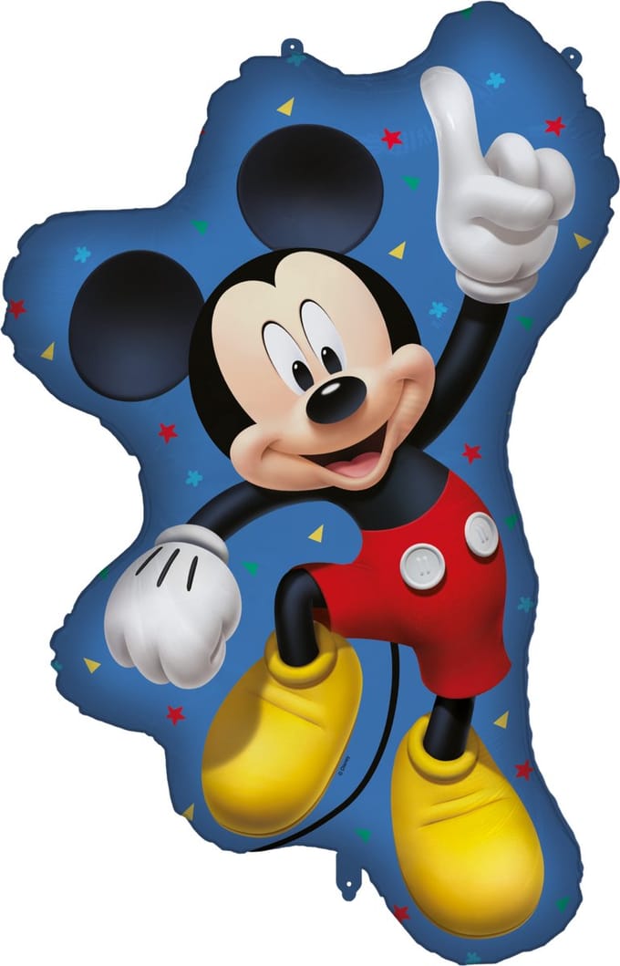 Folieballon - Mickey Mouse Full Body - 97 cm - Helium- en Luchtvulling