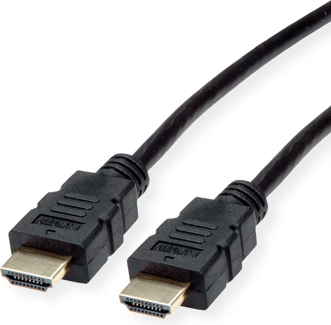 ROLINE HDMI High Speed kabel met Ethernet, TPE, zwart, 3 m