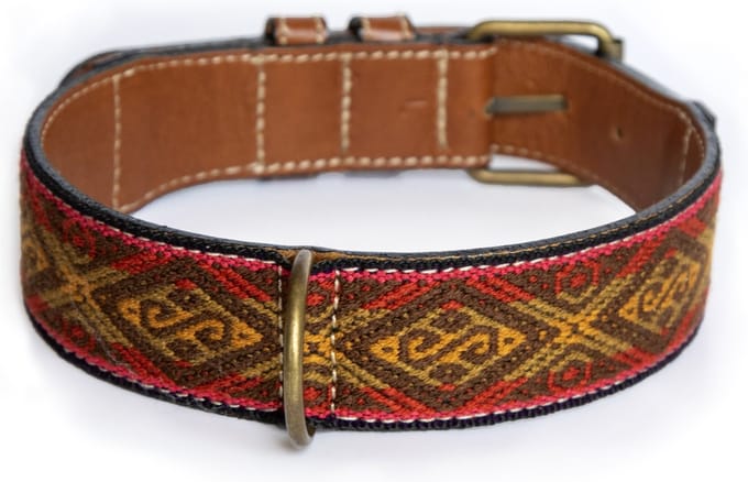 Dogs Love Munay | Hond | Halsband | Yanasu Extra Large Bruin