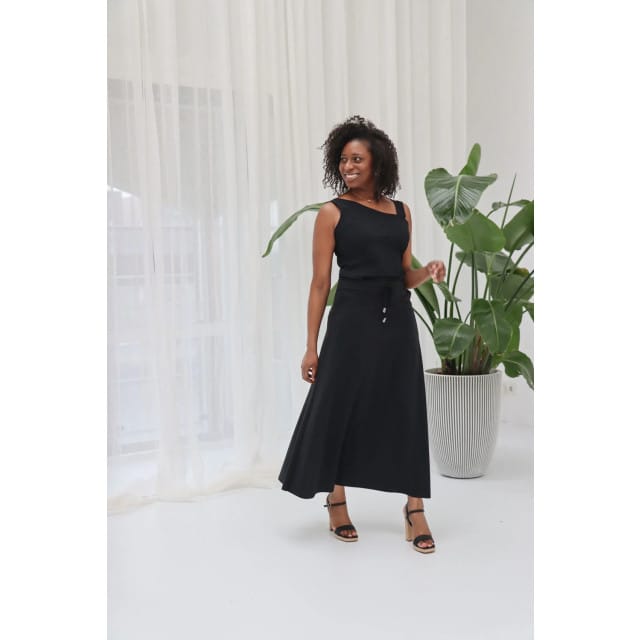 Lange rokken Helena Hart Rok Maxa 7378 Zwart