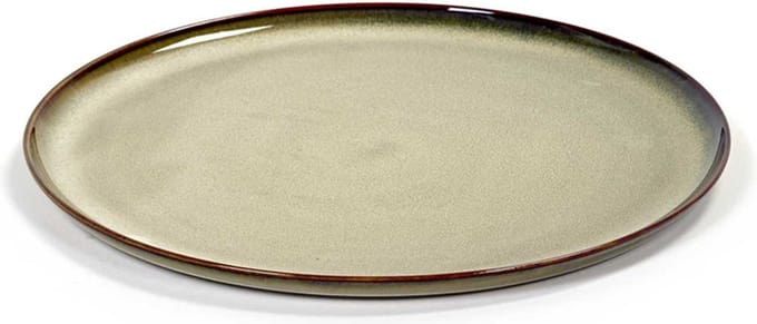 Serax Terres de Rêves bord- L - 26 cm - mistygrey- set van 2