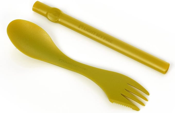 Light My Fire Spork and straw - spork en rietje - Pirate gold