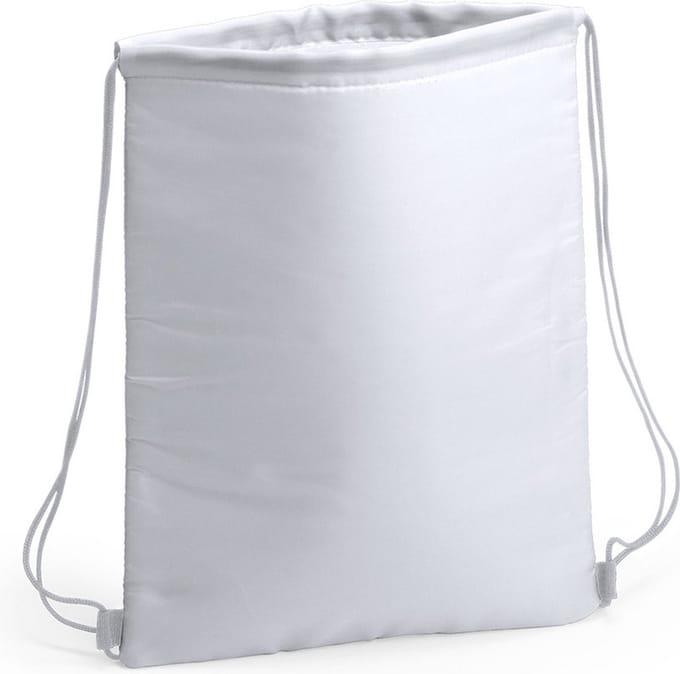 2x stuks witte koeltas rugzak 32 x 42 cm -rugtas koeltassen