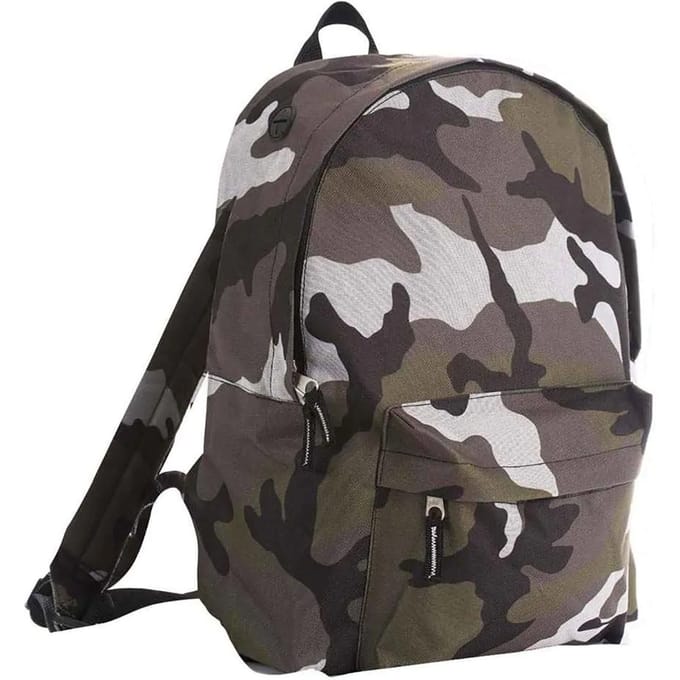 SOLS Rider Camo Rugzak (Groen)