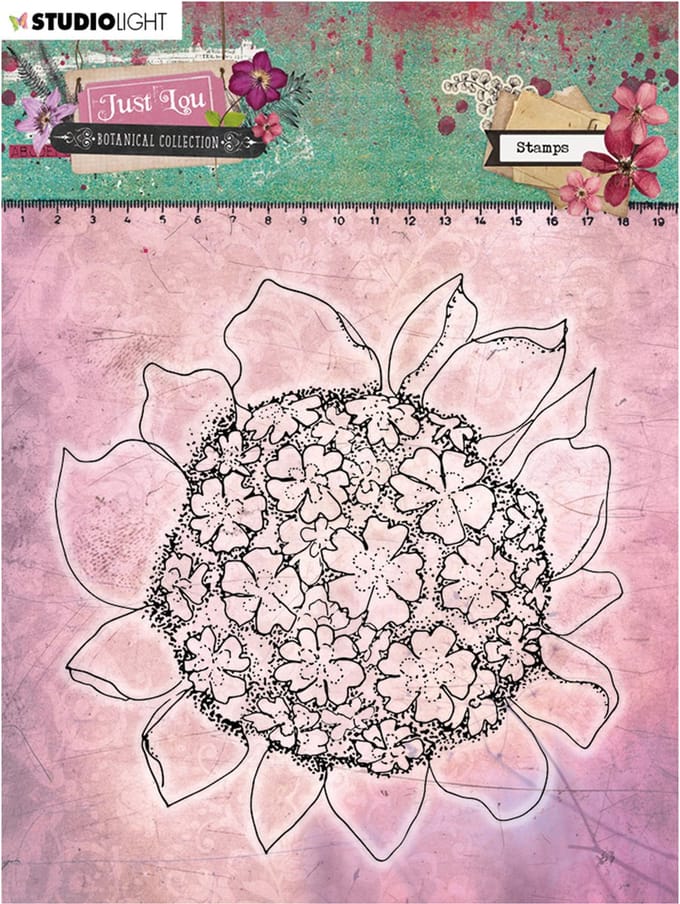 Studio Light Clear stamp - Just lou botanical collection nr.06 - 11x11cm
