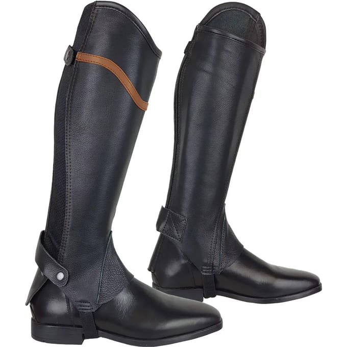Mini leren chaps York Rival