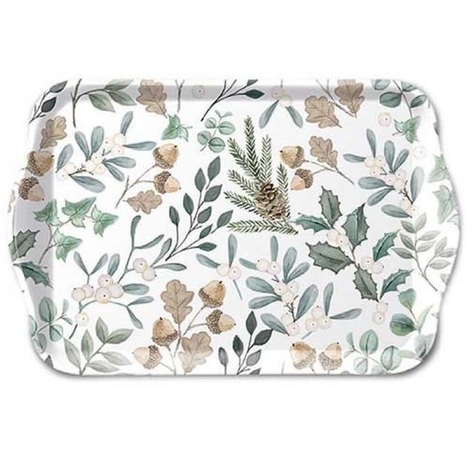 Ambiente Tray 13x21cm leaves