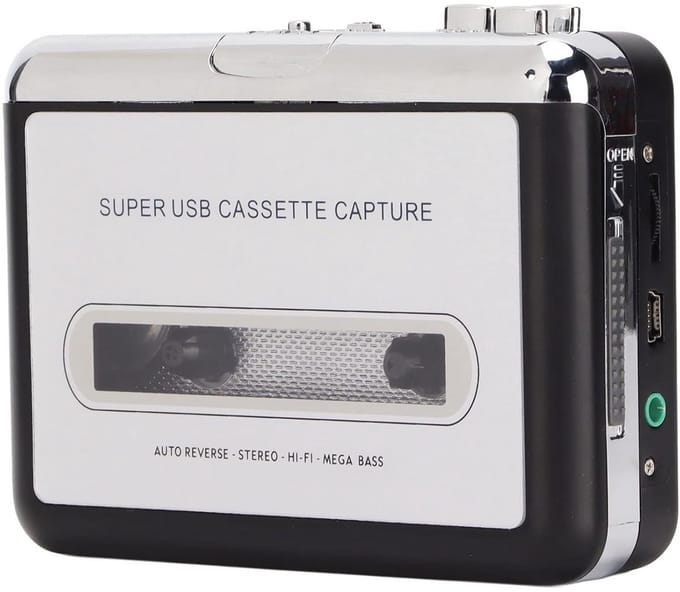 Cassette Speler USB naar MP3 Converter Draagbare Tape Drive met Heldere Geluidskwaliteit